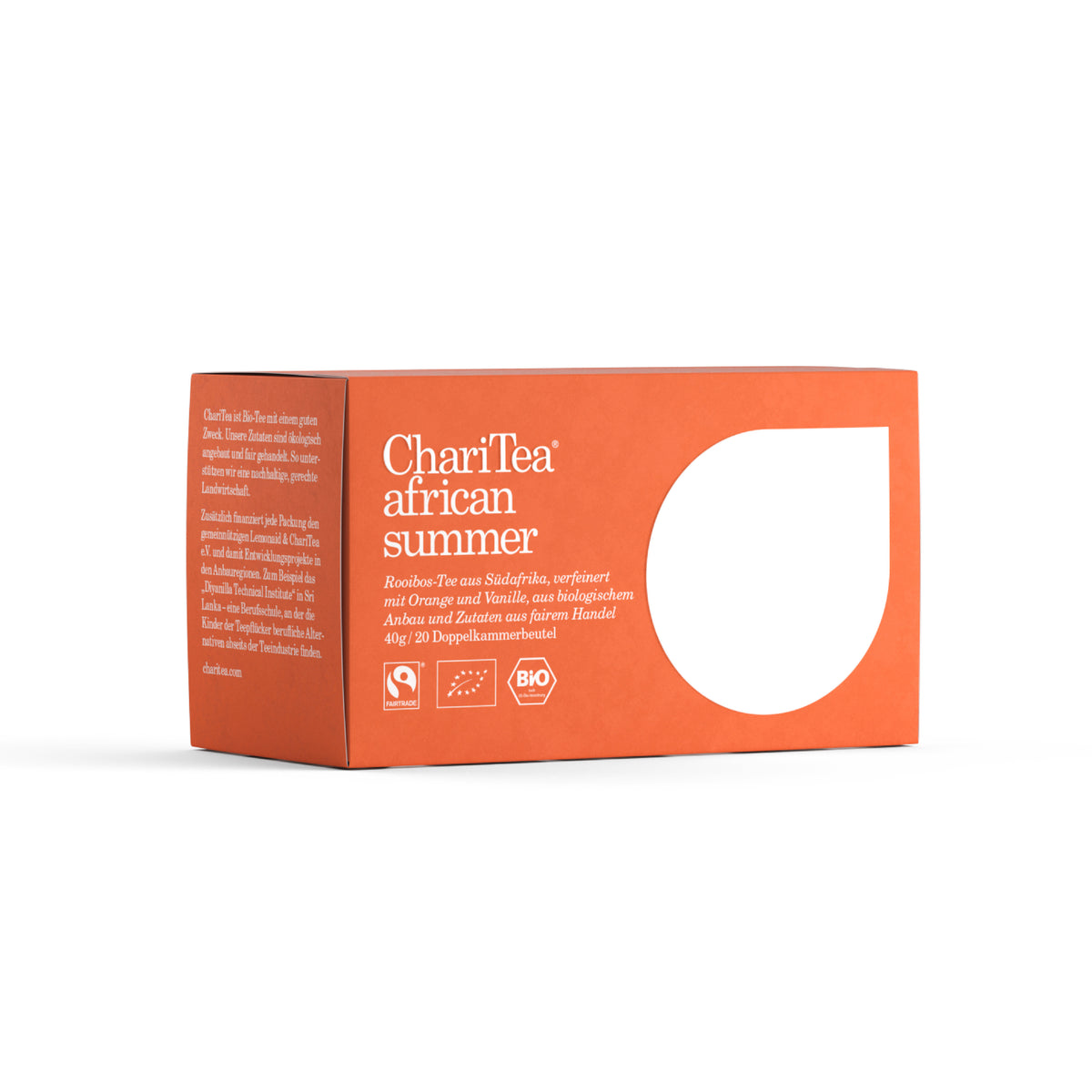 ChariTea African Summer Doppelkamerbeutel Verpackung