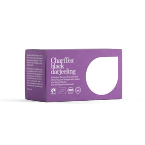 ChariTea Black Darjeeling Doppelkamerbeutel  Verpackung