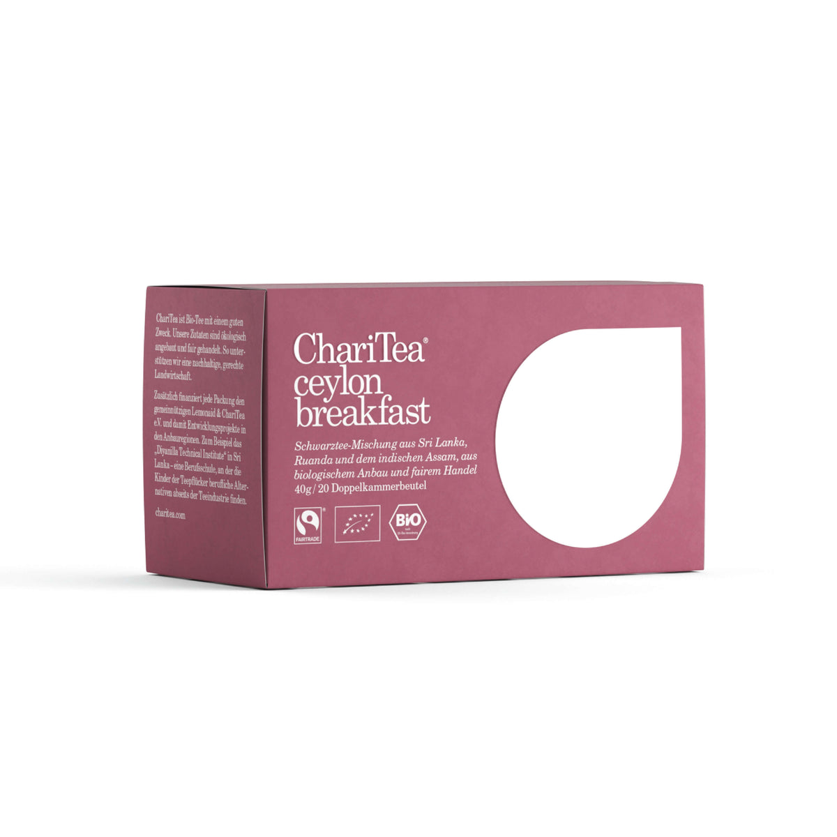 ChariTea Ceylon Breakfast Doppelkamerbeutel