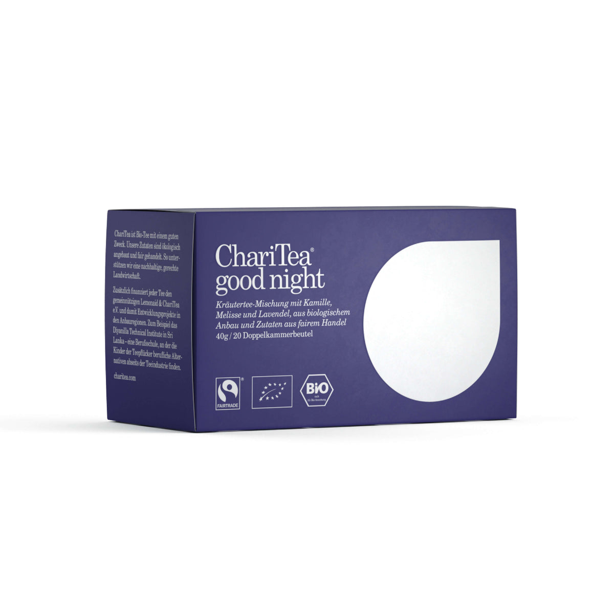 ChariTea Good Night Doppelkamerbeutel Verpackung