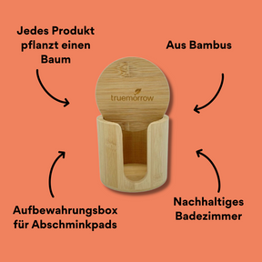 Truemorrow Bambus Box mit Deckel von vorne mit Impact