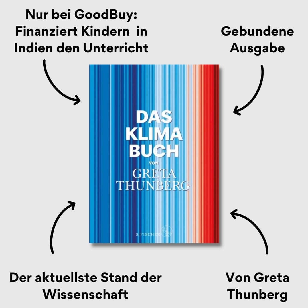 Das Klimabuch von Greta Thunberg Cover mit Impact