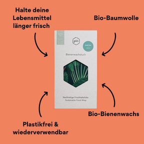Gaia Bienenwachstuch Starter SML Jungle Edition mit Impact