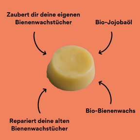 Gaia Bienenwachsmischung einzelnes Stück mit Impact