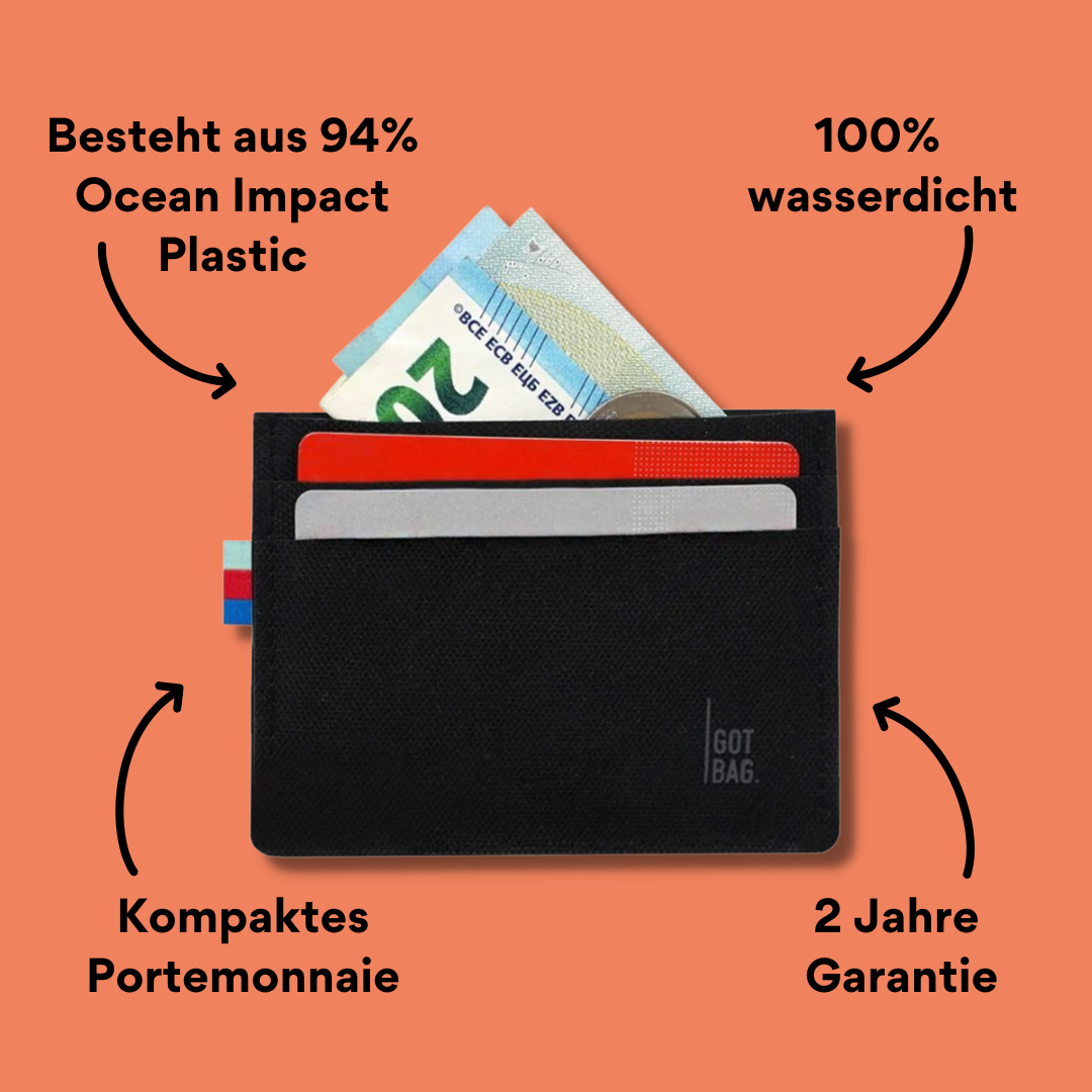 GOT BAG Cardholder Kartenetui Portemonnaie Geld Kreditkarten von vorne mit Impact