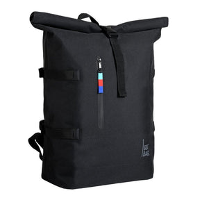 GOT BAG RollTop Backpack Rucksack schwarz von vorne und seitlich