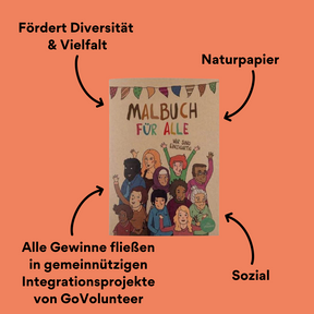 Umschlag Malbuch für alle mit Impact