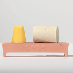 Hopery Beauty Rack in Orange mit Seife