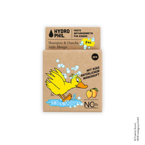 Hydrophil festes Shampoo und Dusche für Kids mit der Ente, Verpackung