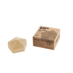 Hydrophil festes Shampoo Birke mit Packung von der Seite