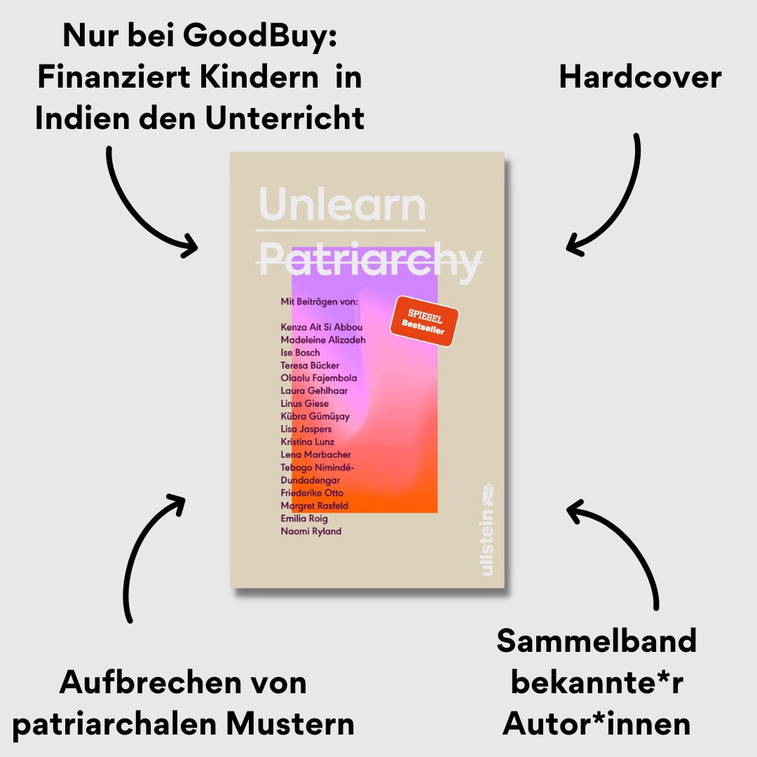 Buchcover Unlearn Patriarchy mit Impact