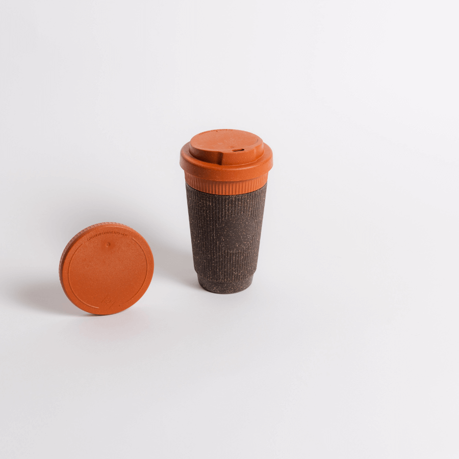 Kaffeeform Weducer Cup Refined Cayenne mit Deckel