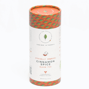 Kazi Yetu Tee Cinnamon Spice von vorne und oben