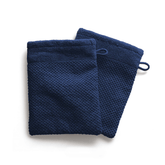 Kushel Waschhandschuhe 2er Set Ocean Blue