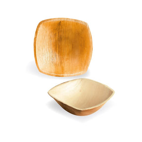 Kleine Schüssel aus Palmblättern