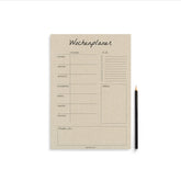 Matabooks Wochenplaner von oben mit Stift (Lieferung ohne Stift)