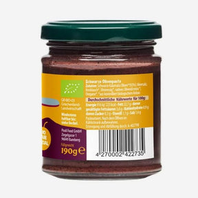 Pouli Olivenpaste im Glas Hinteransicht