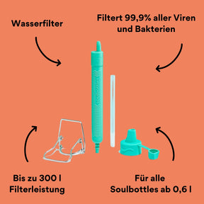 soulfilter von soulbottles starter kit mit Impact
