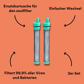 soulfilter Ersatzkartusche 2er Set mit Impact