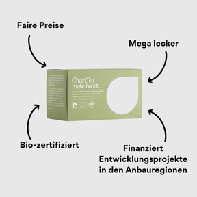 ChariTea Mate Boost mit Impact