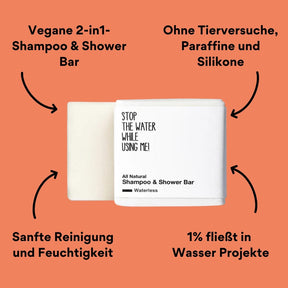 All Natural Shampoo & Shower Bar mit Impact