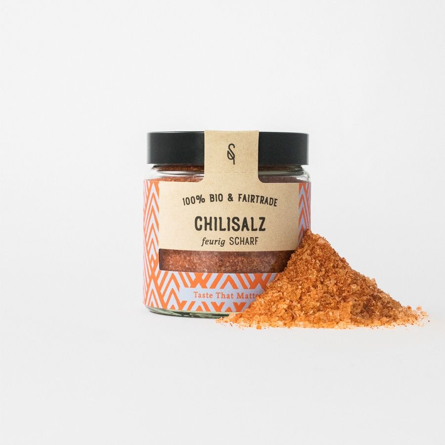 Chili-Salz mit Häufchen