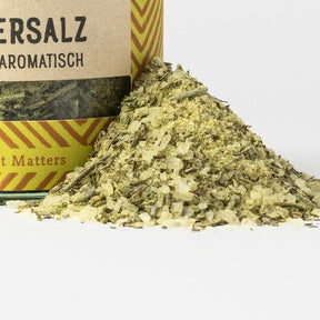 Kräutersalz Häufchen