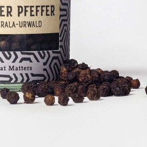 Schwarze Pfefferkörner