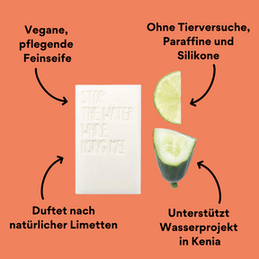 Hand- und Körperseife Cucumber Lime (125g) mit Impact