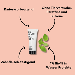 Zahnpasta Wild Mint von vorne mit Impact