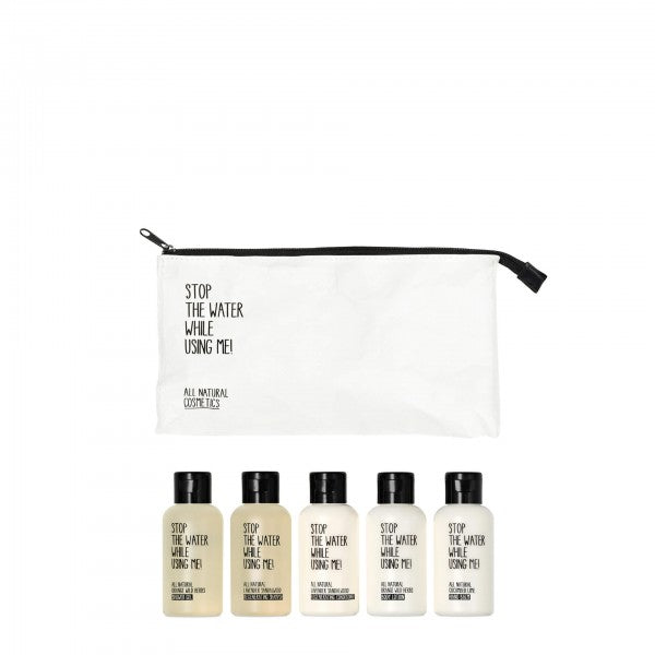 Stop the water while using me Travel Kit