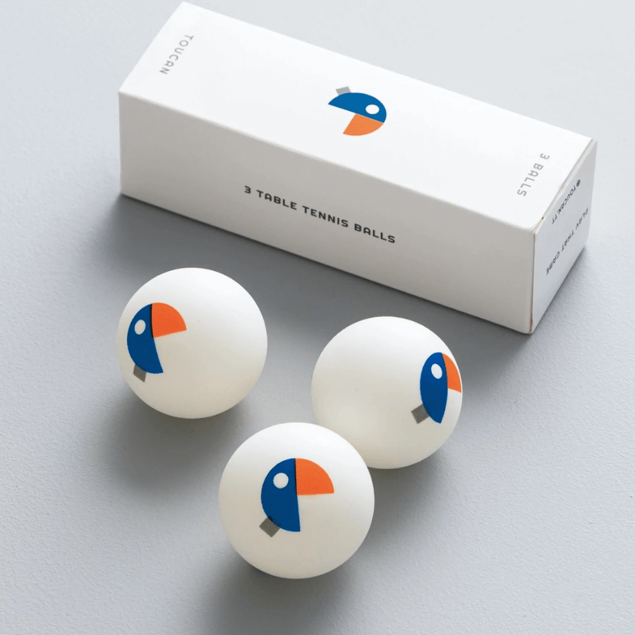 Toucan Tischtennisbälle mit Verpackung