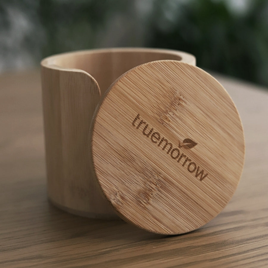 Truemorrow Bambus Box mit Deckel von hinten