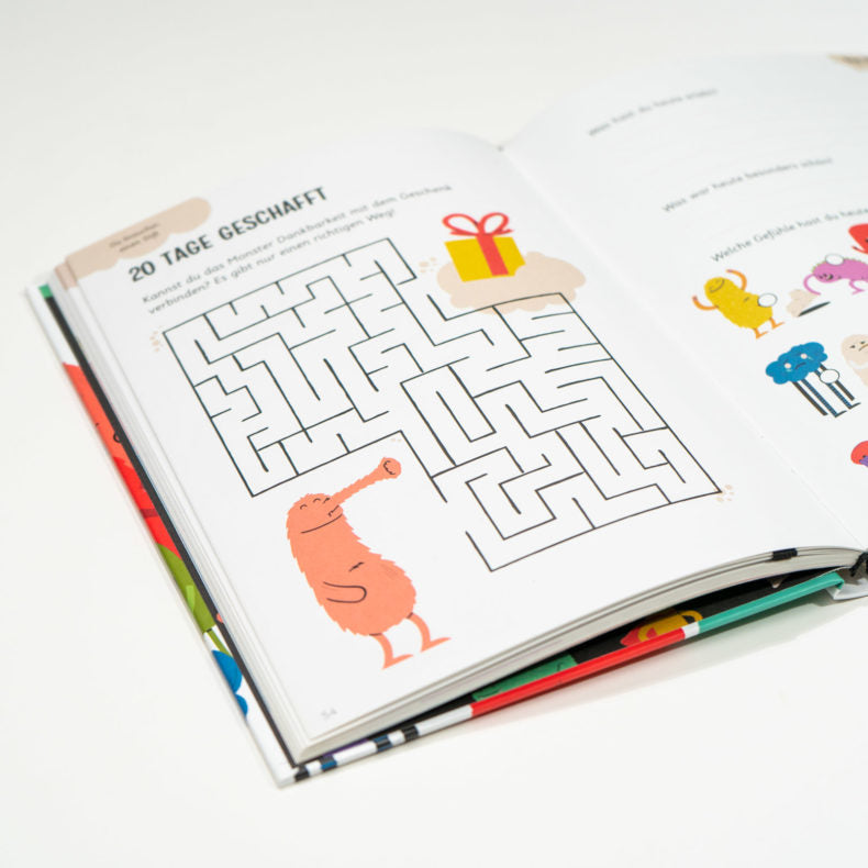 Ein gutes Gefühl – Tagebuch für Kinder von innen Labyrinth