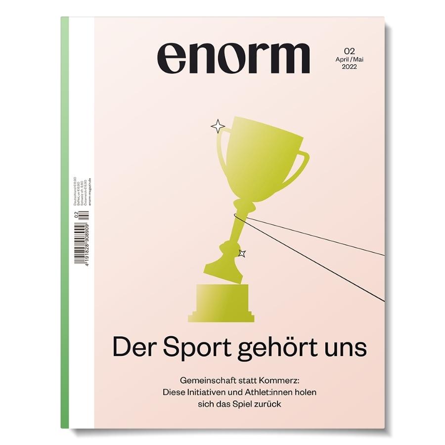 enorm Magazin der Sport gehört uns - Cover
