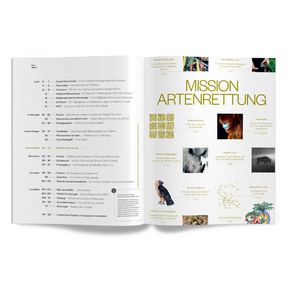 enorm Magazin Mission Artenrettung Innenansicht