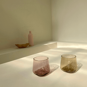 etna Trinkglas Similan Tumbler Mulberry und Brown