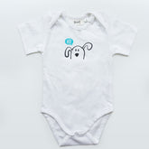 Babybody mit Hündchen Print