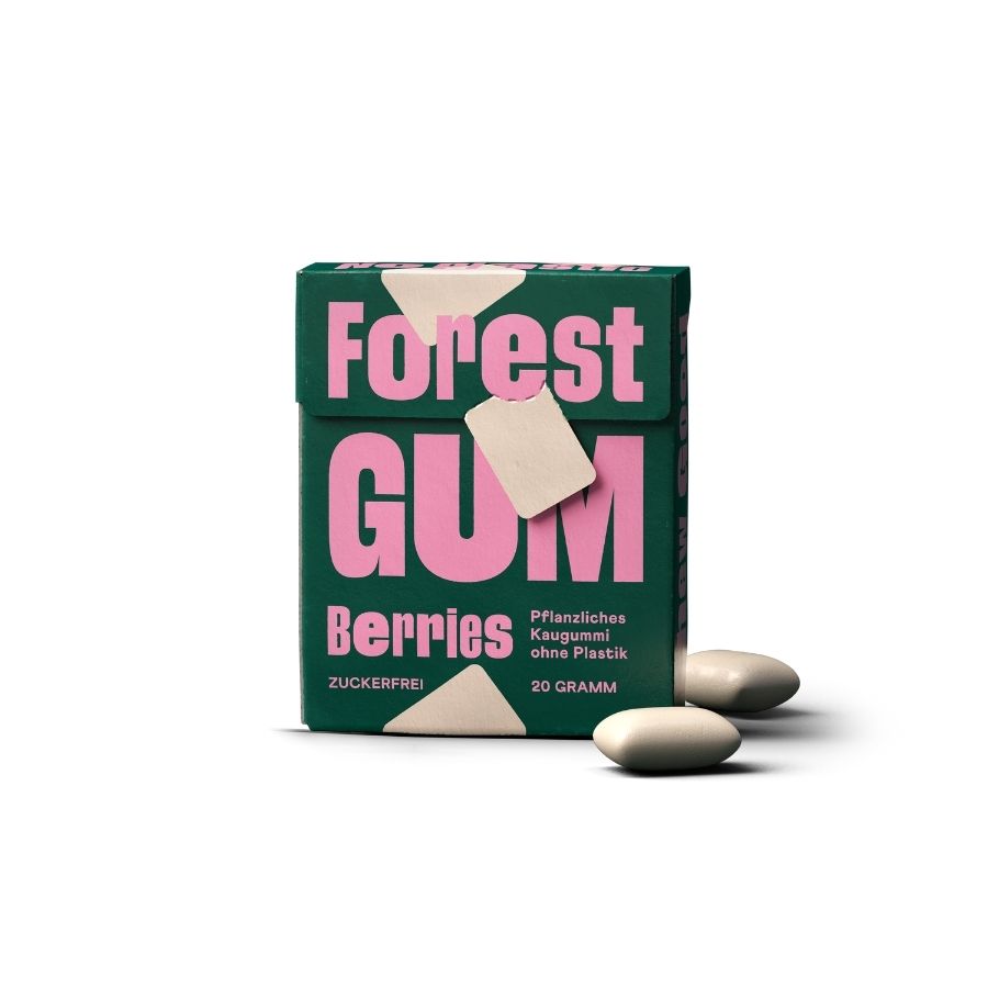 Forest Gum Berries Kaugummi Einzelpackung