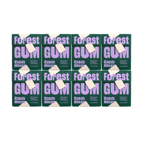 Forest Gum Cassis Minze Kaugummi in der 8er Packung