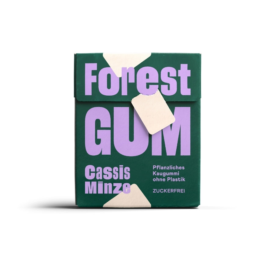 Forest Gum Cassis Minze Kaugummi