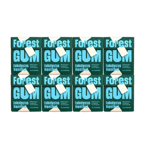 Forest Gum Eukalyptus Menthol Kaugummi in der 8er Packung