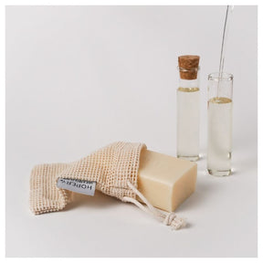 HOPERY Seifensäckchen Baumwolle mit Seife und Durftstäbchen