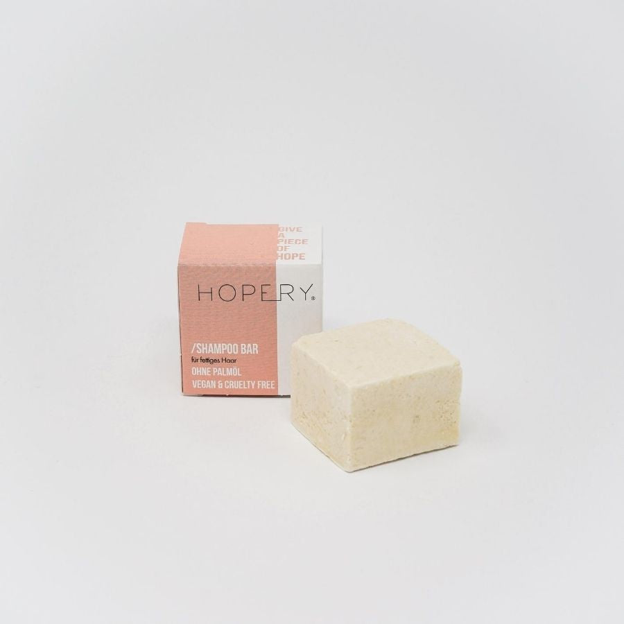 Hopery Shampoo Bar für fettiges Haar Lime Grapefruit