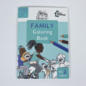 Family Coloring Book Malbuch
