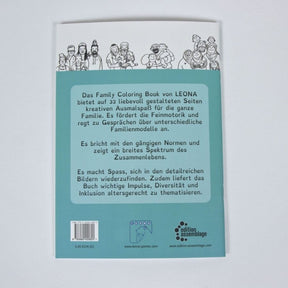 Family Coloring Book Rückseite