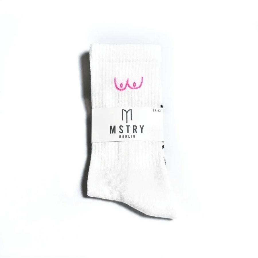 Mstry Socken Boobs Verpackung