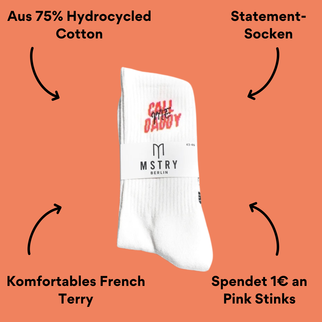 Mstry Socken Call me Daddy mit Impact