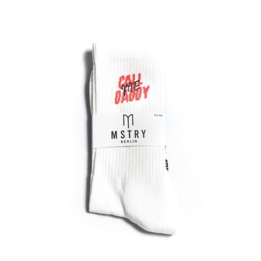 Mstry Socken Call me Daddy mit Verpackung