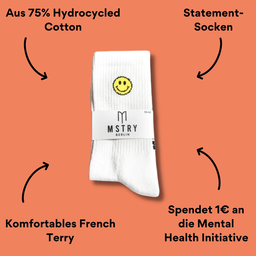 Mstry Socken Smile mit Impact